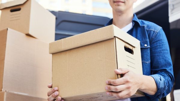 Young Man Moving Out